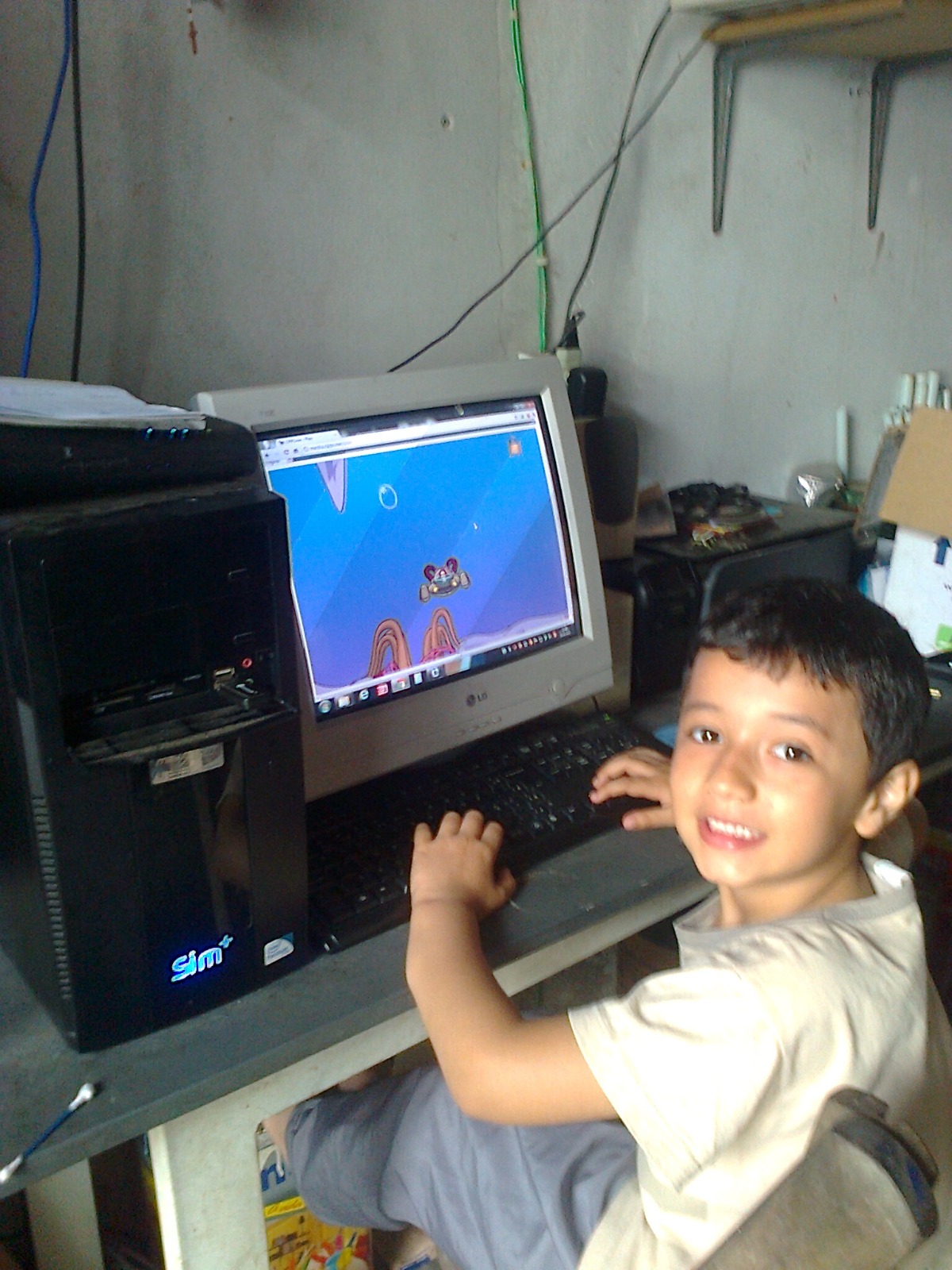 imagem do adrianousdev quando criança